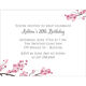 Cherry Blossoms Small Invitations Image 3 of 4